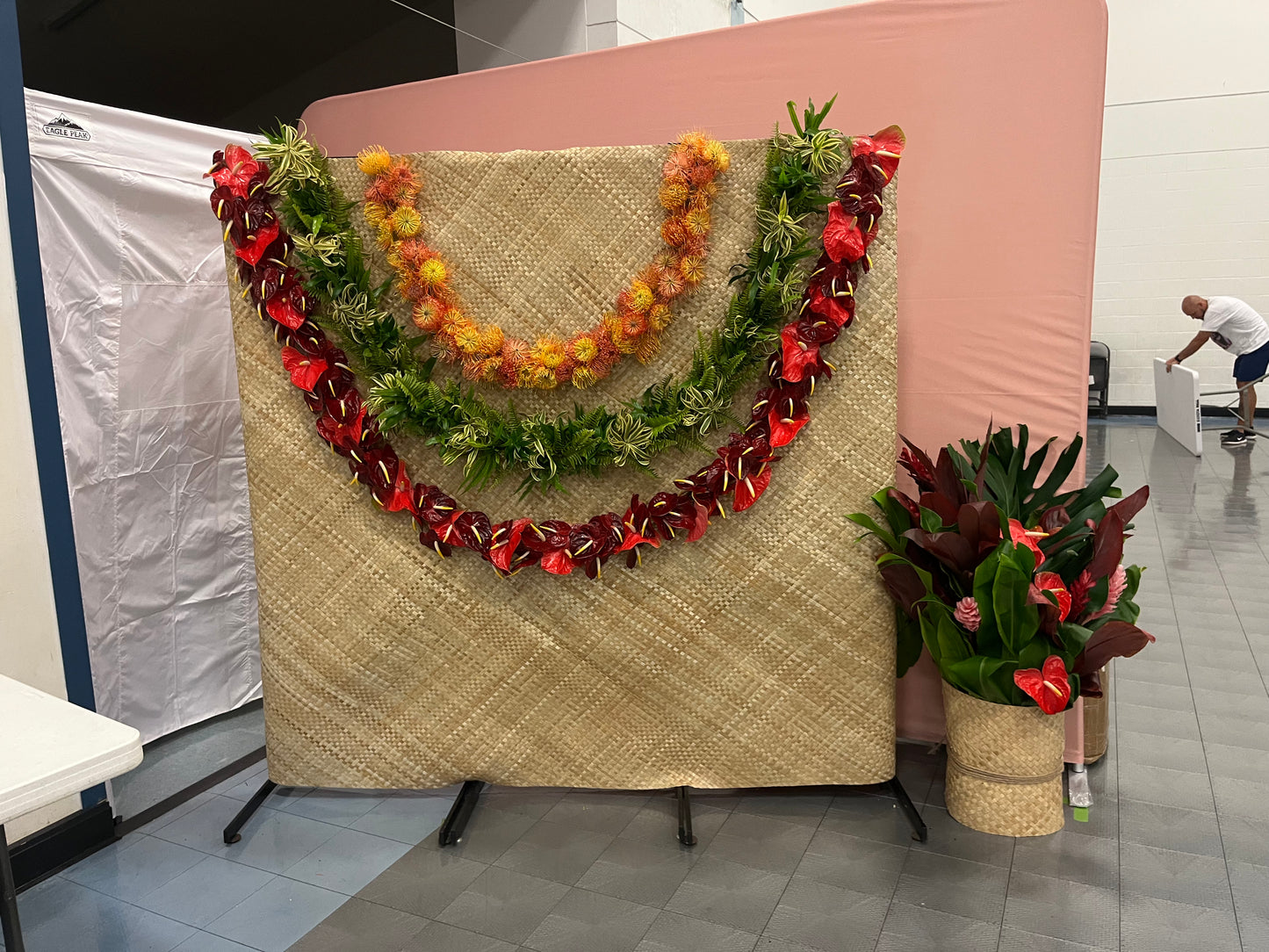 Custom Floral Lei Backdrops